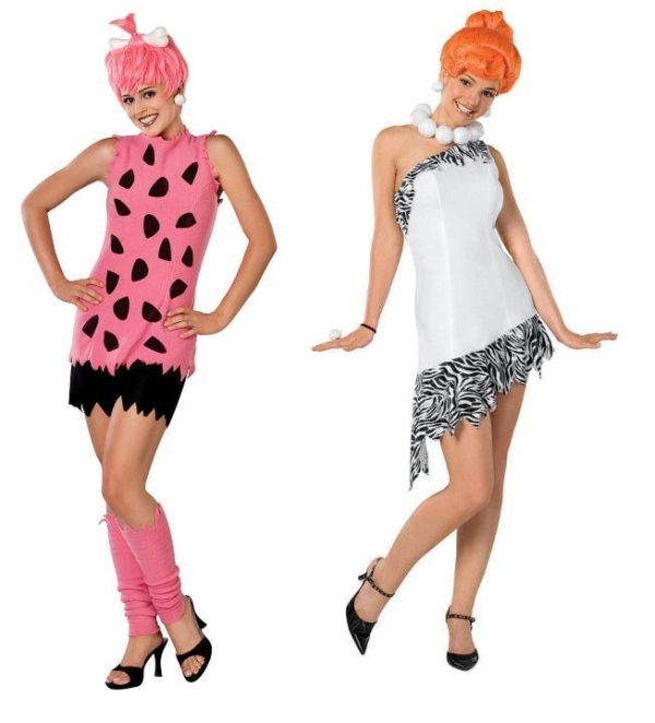 Halloween-kostymer-kvinnor-Wilma-småsten-familj-Flintstone