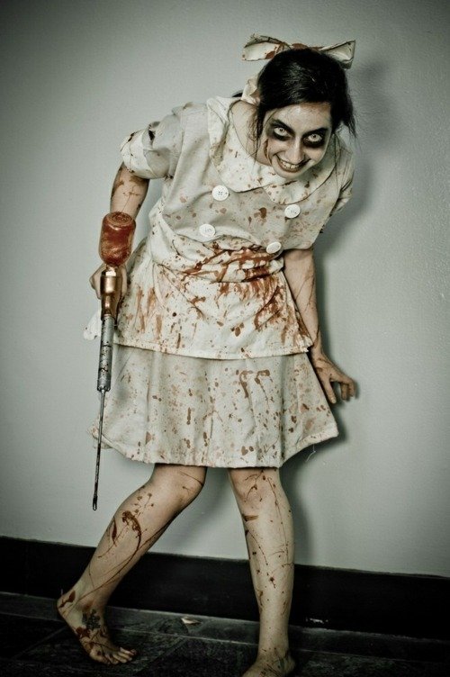 Halloween idéer madhouse falskt blod