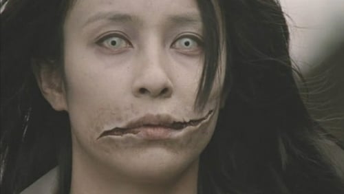 Halloween-smink-skräckhistorier Kuchisake Onna