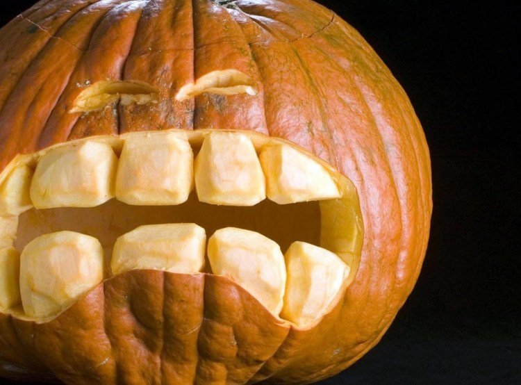 halloween-kantsten-carving-mallar-roliga-roliga-enkla-tänder