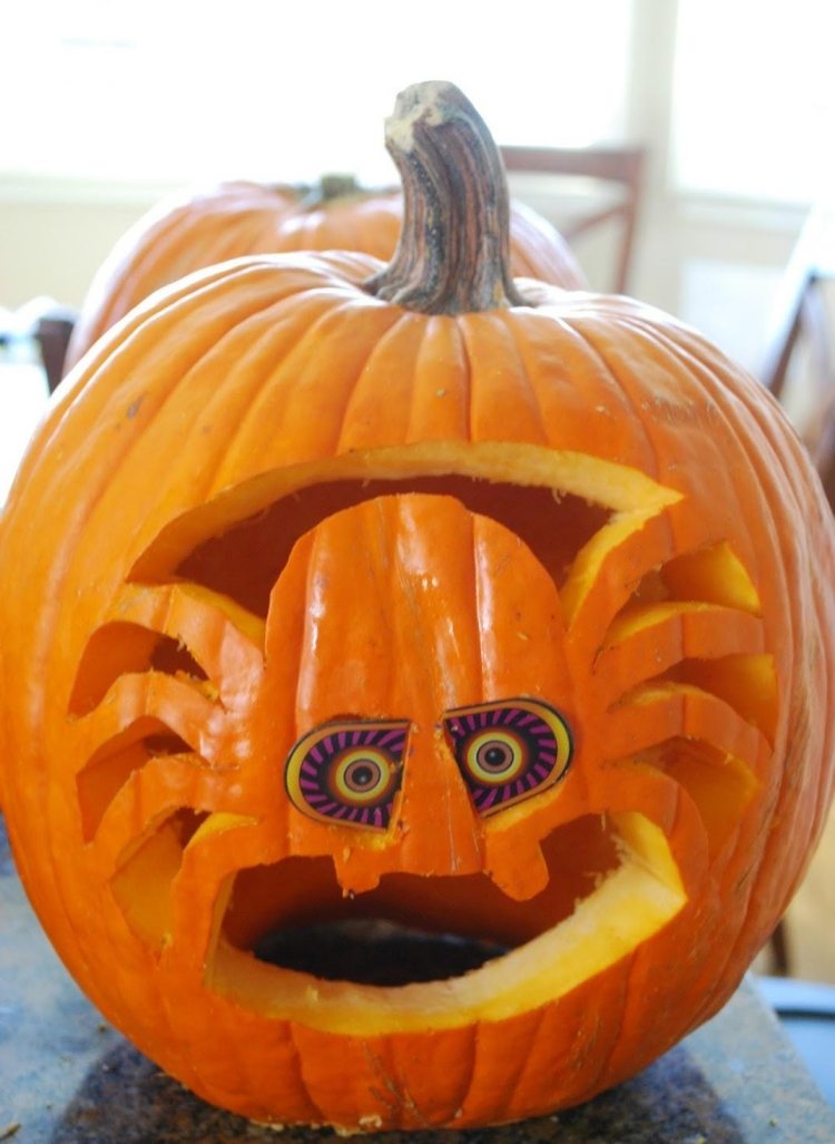 halloween-kantsten-carving-mallar-spindel-ihålig-ut-carving