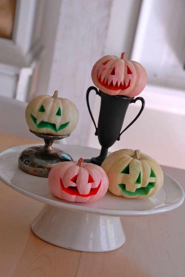 halloween-kantsten-carving-mallar-små-färger-nio-färger-mini-dekorativa