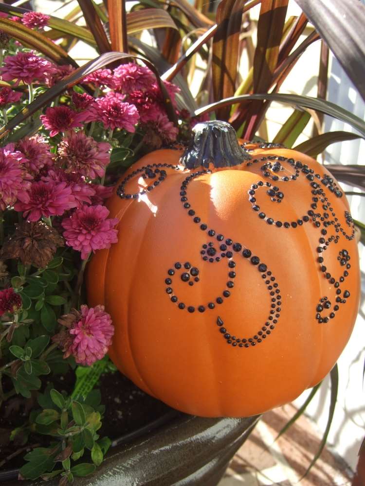 halloween-pumpor-dekorera-ornament-tatuering-vacker-konstgjord