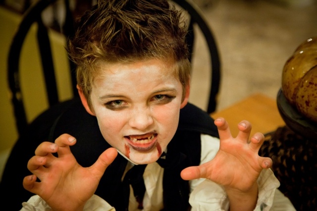 Vampyr barn makeup idéer pojke