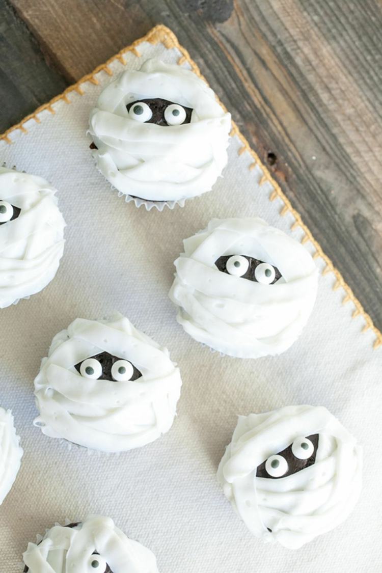 halloween muffins dekoration mamma gör dig själv