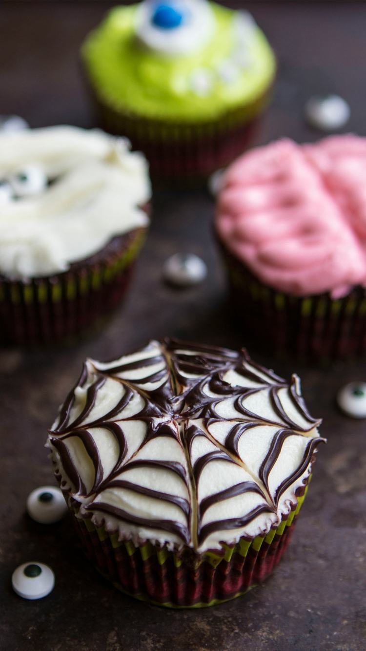 halloween recept spindelnät chokladögon