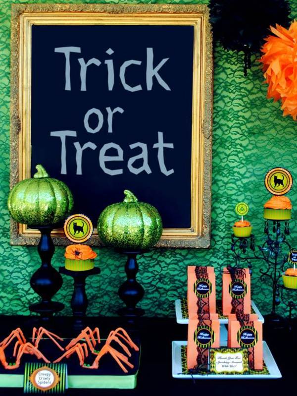 Halloween godisdekoration