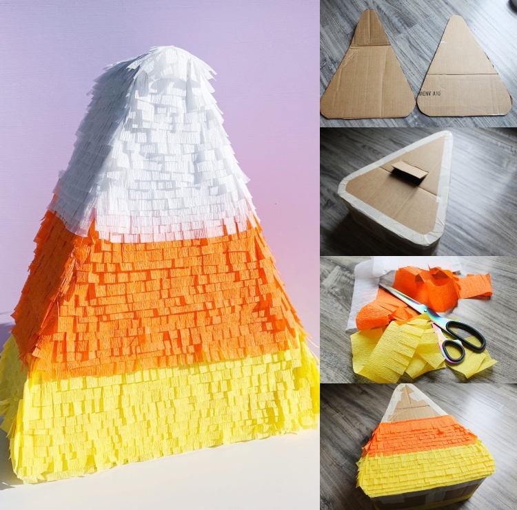 Halloween piñata sockermajsfigur gör dig själv instruktioner