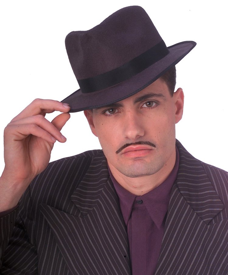 skägg-make-up-20s-gangster-mafioso-tunn-mustasch