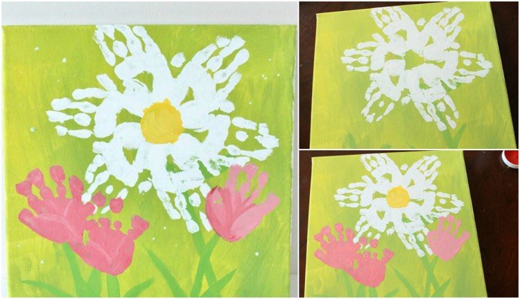 handavtryck-bilder-barn-blommor-påsk-vår