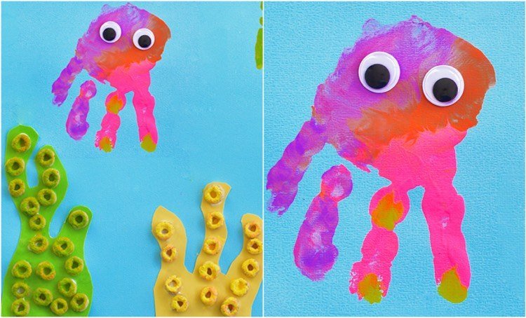 handavtryck-bilder-barn-maneter-färgade-alger