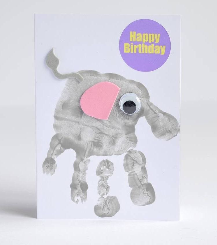 handavtryck-bilder-barn-elefant-djur-födelsedagskort