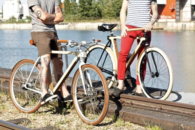 designcyklar trä bsg cyklar Frankrike