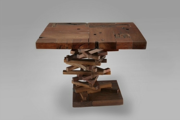 Träbord design stolar matsal möbler