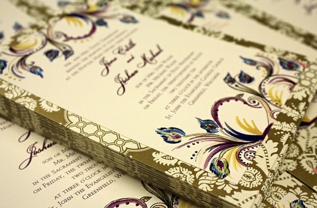Bröllopskortpress din egen designritning