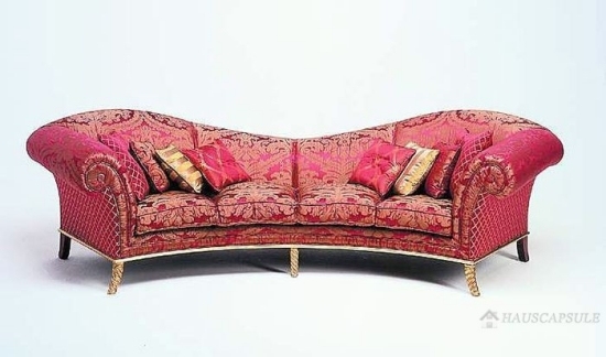 Handgjorda italienska möbler från colombostile soffa rosa