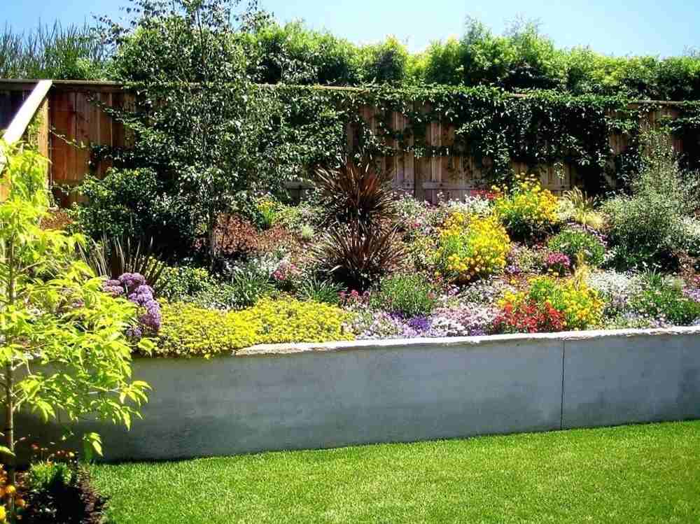 Odla färgglada växtbäddar i trädgården och designa dem med byggmaterial och gräsmatta