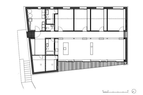 modernt trähus skogarkitekturplan