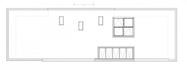 hus trä med modern design fasad