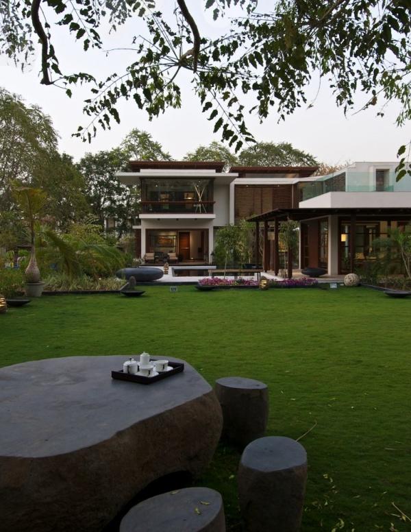 Garden Design Architecture-India Courtyard House