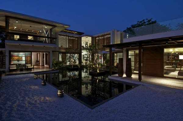 Courtyard House Design-Indien arkitektur