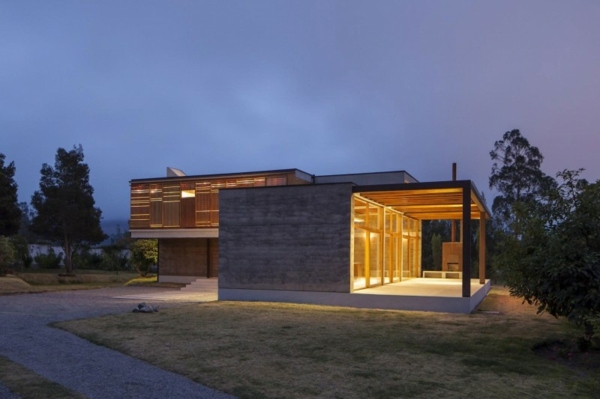 Hus Sydamerika design modernt hus byggnad