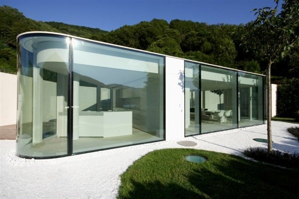 modern fasaddesign i glashus