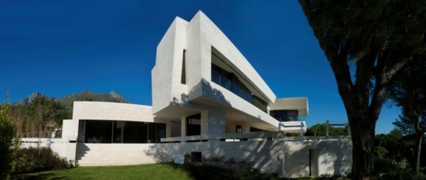 Familjehus Spanien modern arkitektur