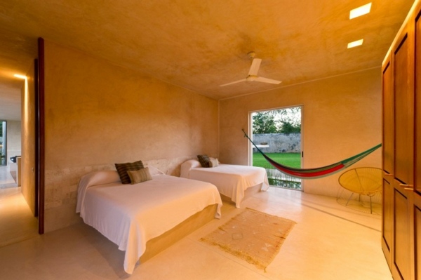 Guest House House Mexico Hammock Bed Design