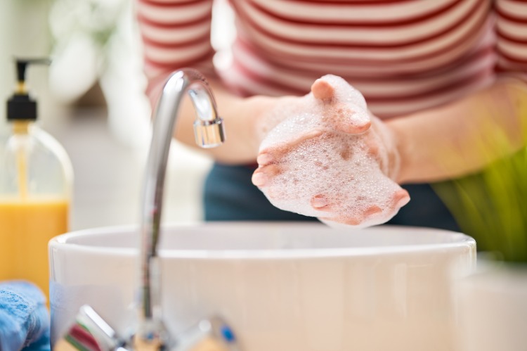 tvätta händerna noggrant i 20 sekunder som reglerar förhindra corona -virus