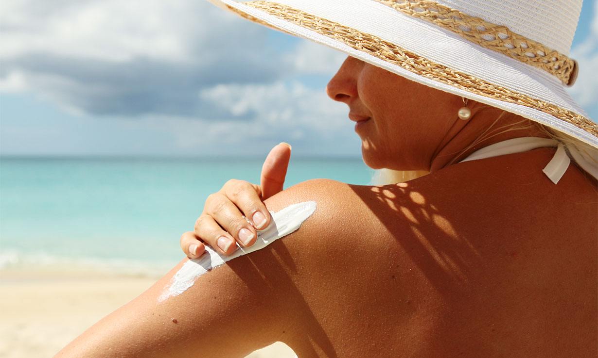Applicera solskyddsmedel som passar din hudtyp