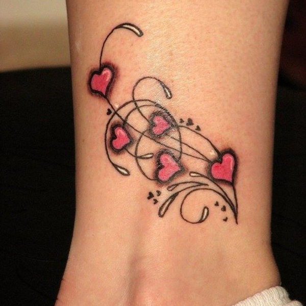 Pienet sydämen tatuointimallit