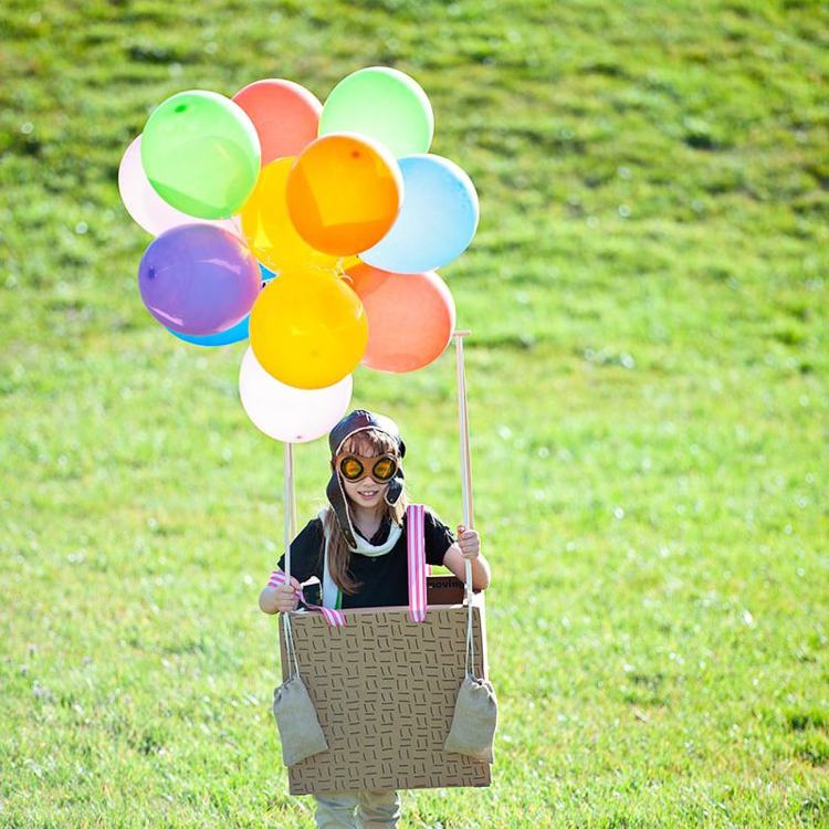 Luftballongdräkt för barn gör dig idéer till karnevalskostymer