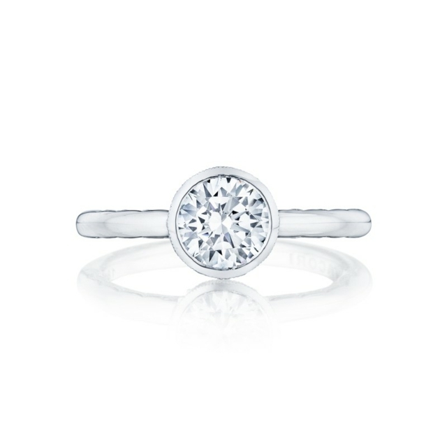 rund diamant vitguld ring sten vacker färg