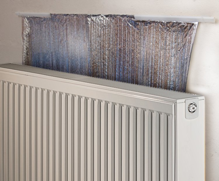 Radiator-reflektor-folie-spara energi-uppvärmningskostnader