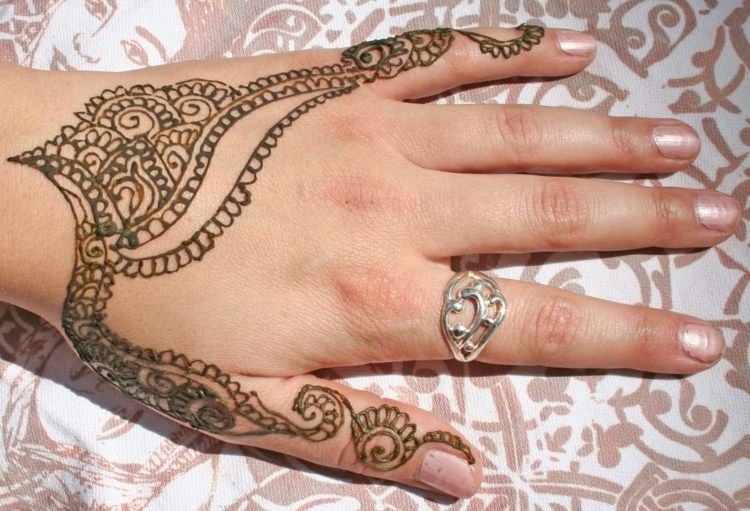 henna tatueringstips design handring