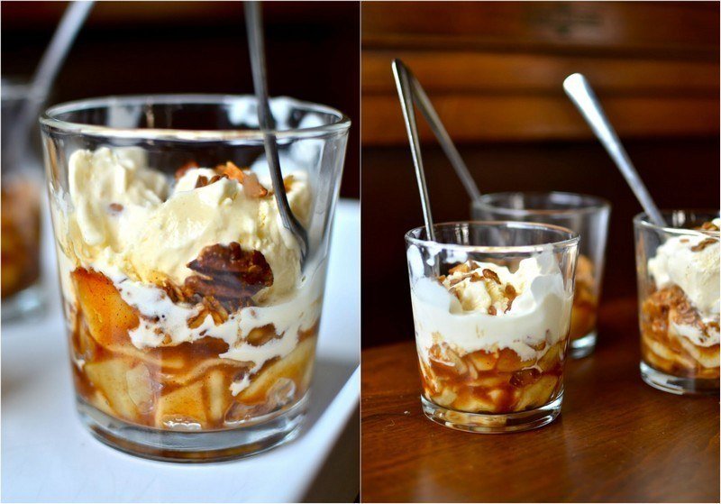 höst-dessert-glas-recept-äpple-bitar-glass