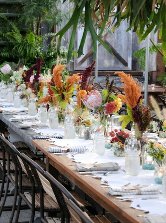Gladiolus höstblomma trädgårdsbord dekoration