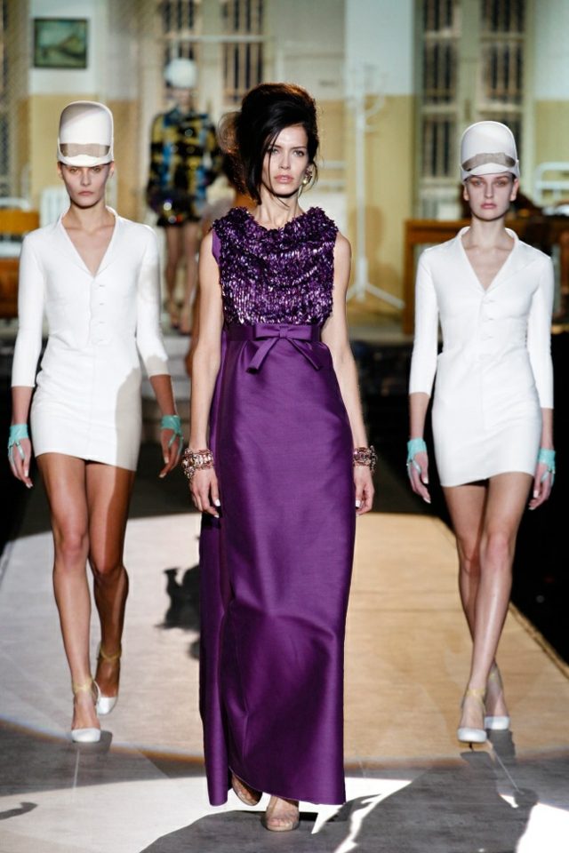 Modeidéer lila aftonklänning 2014 2015DsquaredT-5