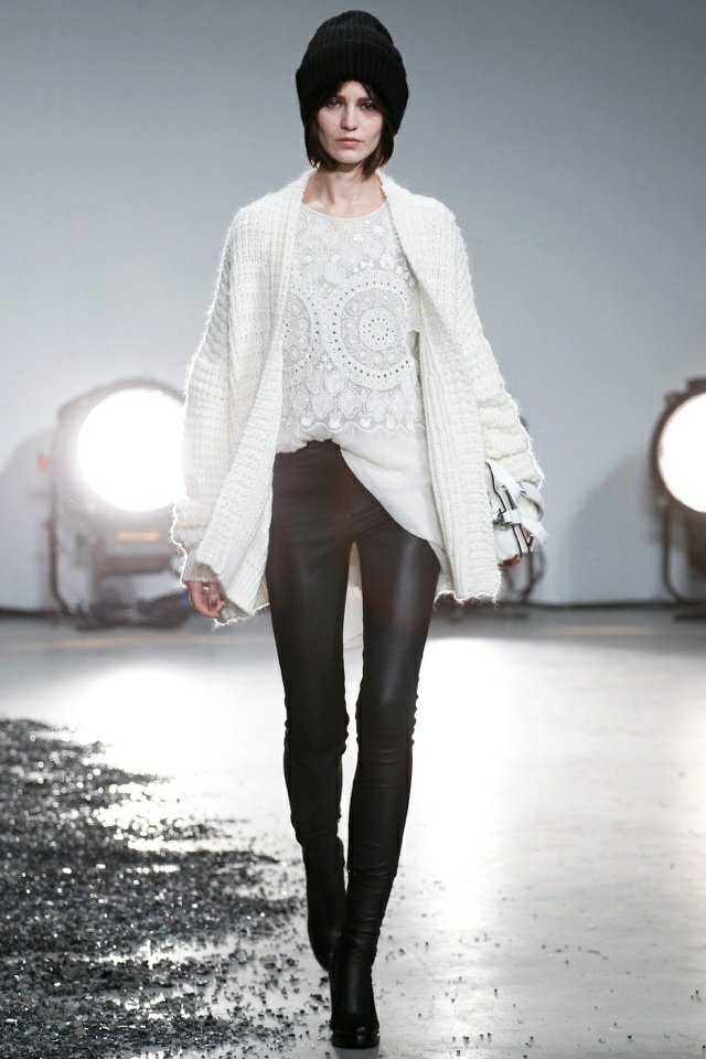 hösten 2014-färdig att bära-zadig-voltaire-vitstickad-väst-blus-dekorerad