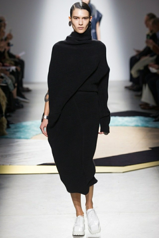 acne-studios-wrapped-dress-in-black-from-wool