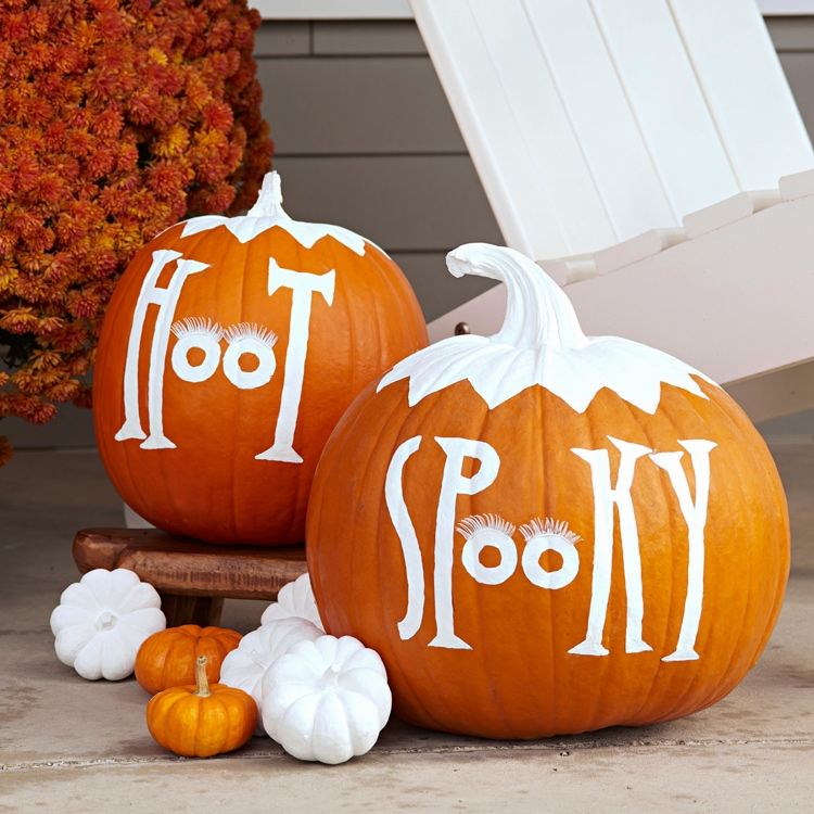 Pumpor för Halloween målar konstgjorda ögonfransar
