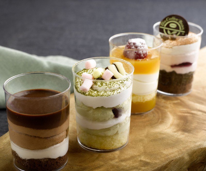 Höst-desserter-glas-päron-yoghurt-kaffe-choklad