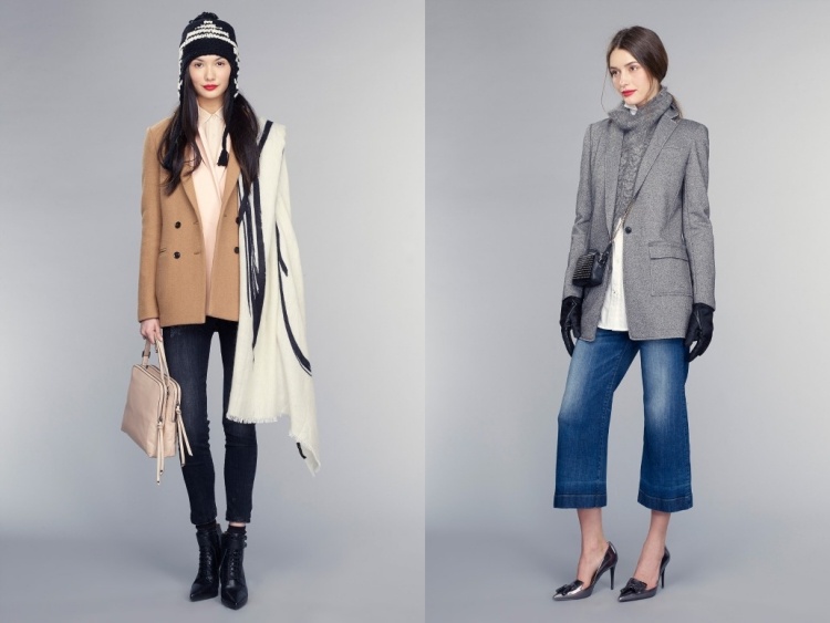 Höstmode 2015-damer-blazer-brun-grå-halsduk-jeans-bananrepublik