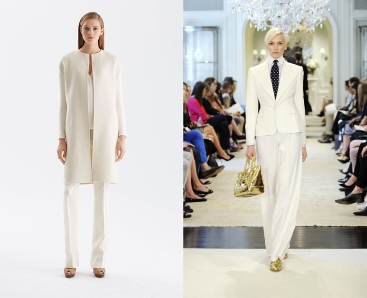 höst-mode-2015-damer-blazer-vit-kostym-slips-mode-show-ralph-laurent-grädde-vit