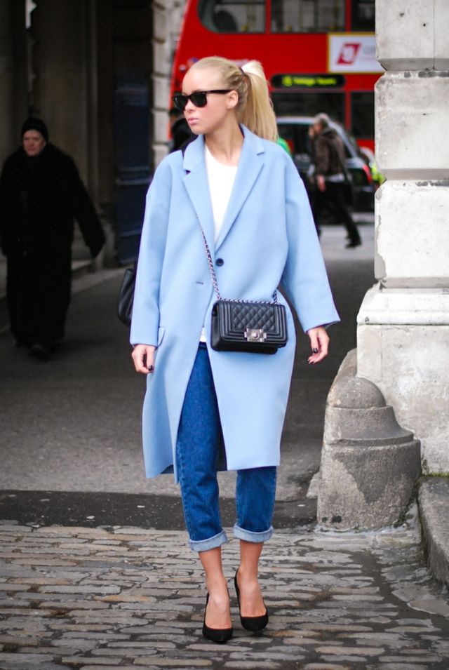 Blue Blazer Jeans Fashion Trends London Fashion Week