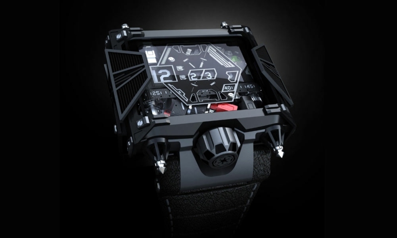 herrklocka från devon black design inspiration star wars