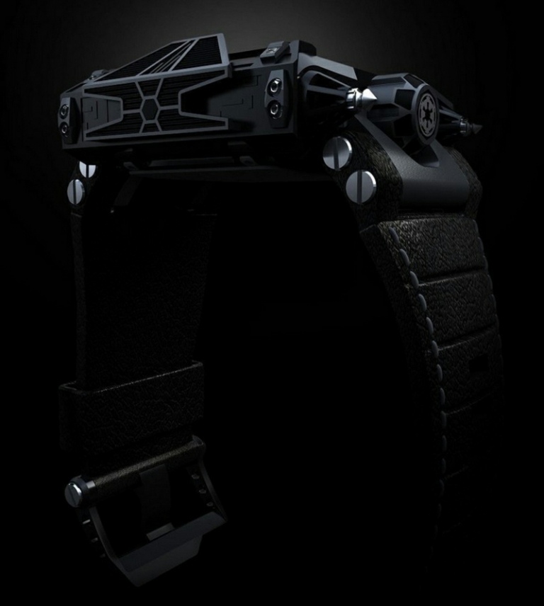 herrklocka devon limited armband läder darth vader handskar material