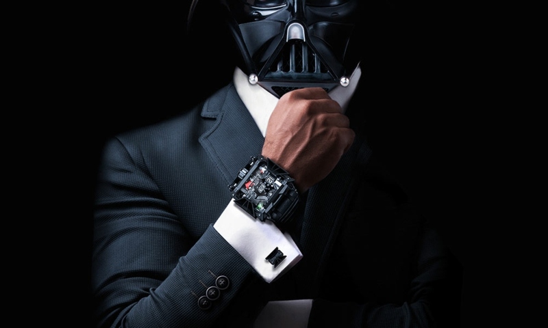 herrklocka från devon star wars lyxig darth vader mask