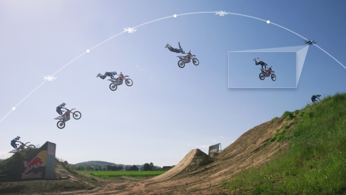 Extremsport-rep-kamera-drönare-ägare-flyger automatiskt efteråt